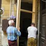 Arrival of the new door Arrival of the new door